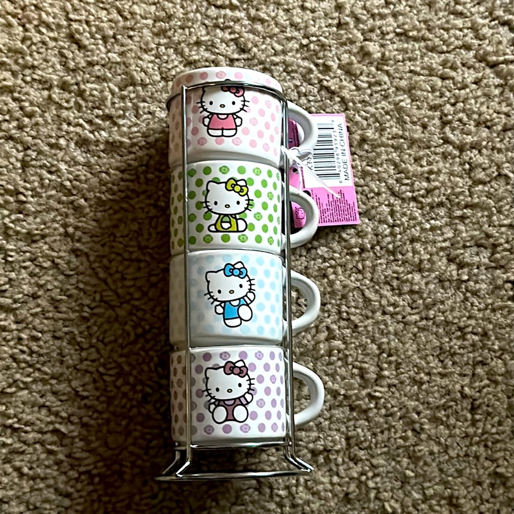 Brand New Hello Kitty Tea Cups